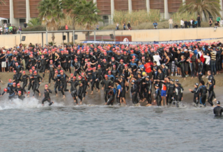 Garmin Barcelona Triathlon - Entrada Mar
