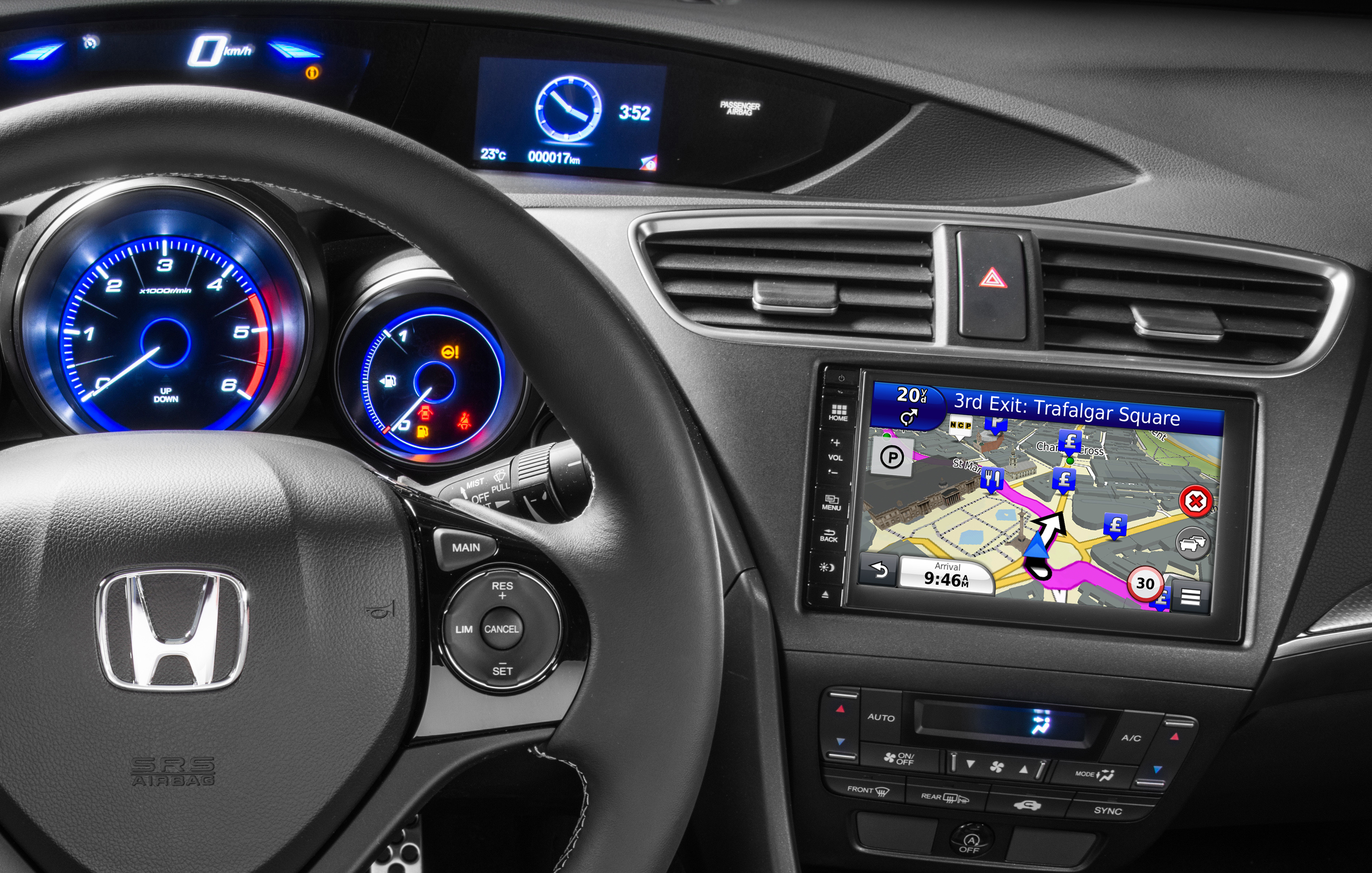 Los GPS Garmin, ahora también en los Honda Civic y CRV
